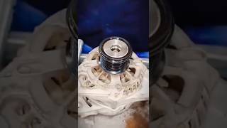 Alternator pulley noise 😲🙄 part 2 mechanic shorts [upl. by Yssis]