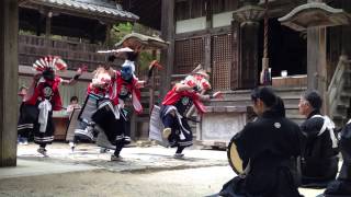 【奉納】千三百年の邂逅。奉納・岩崎鬼剣舞 〜新緑の神峯山寺にて〜 [upl. by Adlesirg]