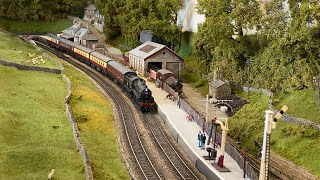 Misselthwaite Station Grand Opening  Yorkshire Dales Model Railway [upl. by Drawets]