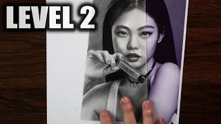 Level 2 Stop motion and draw Jennie Black Pink [upl. by Nyer117]