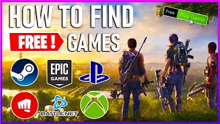 How to find Best Free Games for PC Xbox amp Playstation Beginners Guide [upl. by Bander]