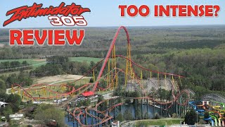 Intimidator 305 Pantherian Review Kings Dominion Intamin Giga Coaster  Is it too Intense [upl. by Naima923]