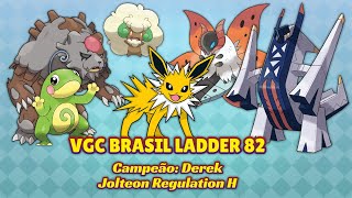 Jolteon do campeão Derek no VGC Brasil Ladder 82  Pokémon Scarlet amp Violet [upl. by Edrock932]