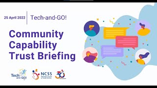 Introduction to TechandGO Grants under the Community Capability Trust CCT for SSAs [upl. by Gerc]