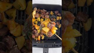 Air fryer garlic steak bites and potatoes [upl. by Rehoptsirhc]