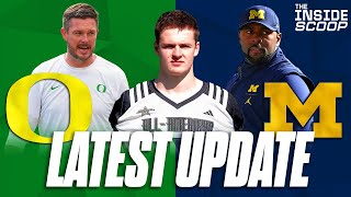 Oregon Ducks vs Michigan BATTLE for Top30 WR Gatlin Bair  Decision Coming Soon [upl. by Ermengarde]