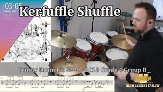 Kerfuffle Shuffle Grade 4 B Trinity Drumkit [upl. by Arabrab]