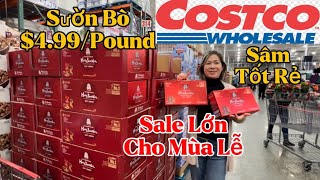 Costco Wholesale Sale Lớn Nhiều Mặt Hàng Cho Mùa Lễ Đồ Điện Tử Sâm Sườn Bò Ngon Rẻ [upl. by Iilek184]