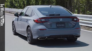 2020 Honda Civic Hatchback Sport Touring Sonic Gray Pearl Exterior and Interior Walkaround [upl. by Peale]