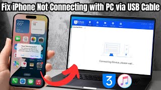 Fix iPhone Not Connecting to 3uTools amp iTunes  3uTools Stuck On Connecting iDevice [upl. by Theodoric640]