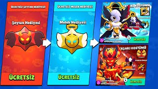 TÜM MELEK ve ŞEYTAN HEDİYELERİNİ SATIN ALDIM 4000 ELMAS ÜCRETSİZ ÖDÜLLER  Brawl Stars [upl. by Mervin]