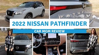 the BEAUTIFUL 2022 Nissan Pathfinder Platinum  CAR MOM TOUR [upl. by Jeremy]