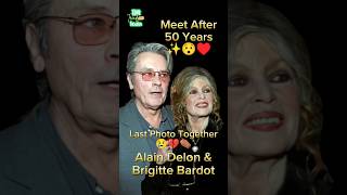 Alain Delon and Brigitte Bardot Together Again After Half a Century alaindelon brigittebardot [upl. by Anayik]