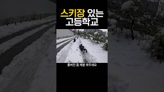 아니 진짜 스키장 있다니까ㅋㅋ 브이로그 기숙사 유튜브 크리스마스 고등학생 눈 [upl. by Anaitsirk]