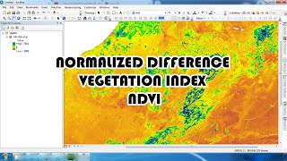 Calculate ndvi from satellite images  modis sentinel and landsat [upl. by Ehrman]