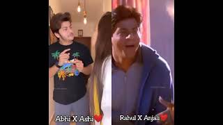 reels 😘☺️ Abhi❤️Ashi Rahul❤️Anjali [upl. by Katharina]