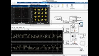 Simulink Simulation of QAM passband signaling to measure the SER Symbol Error Rate [upl. by Ayotac]