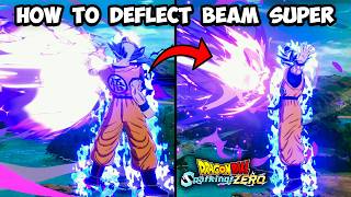 Dragon Ball Sparking Zero How To Deflect Super Beam Blasts Tutorial [upl. by Sinnylg504]