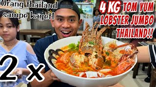 MUKBANG 4 KG TOMYUM LOBSTER 16 JUTA DI THAILAND [upl. by Suolkcin]