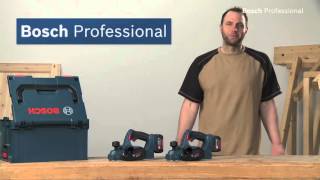 Bosch GHO 144 VLI  GHO 18 VLI Professional Cordless Planer [upl. by Acquah]