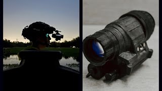 PVS14 unboxing and first view  Steele industries Night Vision [upl. by John]