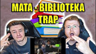 OLD MATA IS AMAZING MATA  BIBLIOTEKA TRAP  ENGLISH AND POLISH REACTION [upl. by Connor]