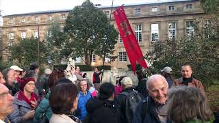 Staatsoper Stuttgart  Credo in unum Deum  Kundgebung zur Oper Sancta am 26102024 [upl. by Elleynad]