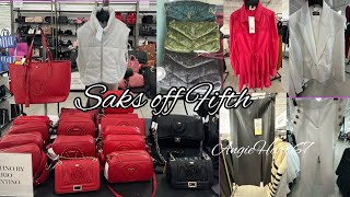 SAKS OFF FIFTH ✨AFFORDABLE LUX handbags fashion shopping valentino ysl [upl. by Bazluke]