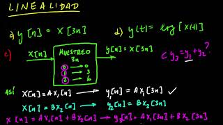 Ejercicios de Linealidad de Sistemas Continuos y Discretos [upl. by Eiramlatsyrk]