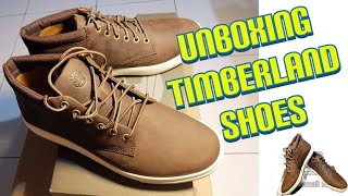 UNBOXING TIMBERLAND ASHWOOD PARK CHUKKA BOOTS [upl. by Eirolav517]