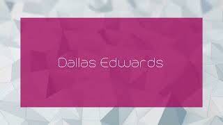 Dallas Edwards  appearance [upl. by Limaj]