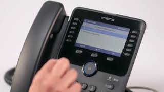 How to set up a remote IP extension on your iPECS 1000i handset [upl. by Shanda]