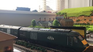 Model trains shuttling around oo gauge model trains running session [upl. by Garrett]