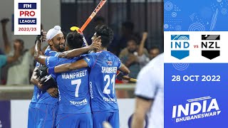 FIH Hockey Pro League 202223 India vs New Zealand Men Game 1  Highlights [upl. by Odraude124]