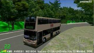 mm2 98A City 上斜 1860 KMB Volvo B9TL Alexander Body AVBE81 NG1604 將軍澳 富豪 [upl. by Ardnazxela944]