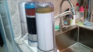 How to Convert kitchen top water filter to under sink [upl. by Inafets148]