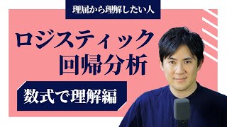 【ロジスティック回帰分析】数式を使って解説編｜理屈から理解したい人向け [upl. by Raney738]