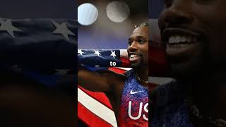 Noah Lyles Epic 100m Gold Win [upl. by Belshin177]