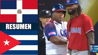 Resumen  Republica Dominicana VS Cuba  WBSC Premier 12 2024 [upl. by Jb634]