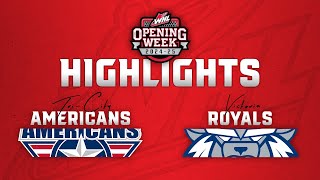 TriCity Americans at Victoria Royals 920  WHL Highlights 202425 [upl. by Ahsim]