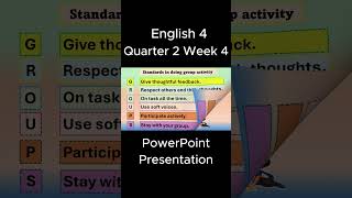 English 4 Q2 Week 4 MATATAG PowerPoint Presentation matatagcurriculum matatag grade4 [upl. by Skvorak553]