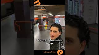 Un classico Testimonianza di kapplerchristian 🫀👁️milano atmmilano metropolitana pov [upl. by Airan]