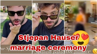 Stjepan Hauser got married in Spain with maria vessa [upl. by Lauraine]