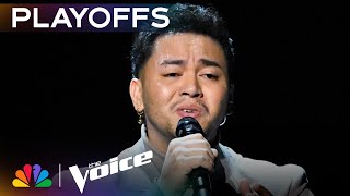 Sofronio Vasquez Shows His Spectacular Talent on quotCryingquot  The Voice Playoffs  NBC [upl. by Nylaroc]