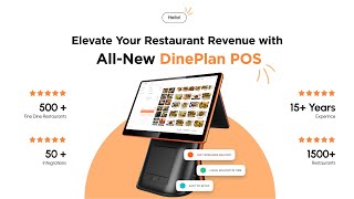 Introducing DinePlan Point of Sale The AllInOne Restaurant Management Solution [upl. by Oner530]