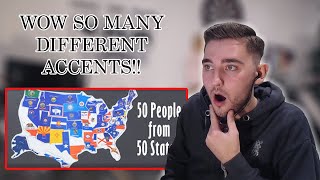 Brit Reacts to 50 US Accents by State [upl. by Steinberg]