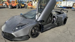 Cyberpunk Lamborghini Murcielago 3 Days No Sleep Finished Car [upl. by Ennayk]