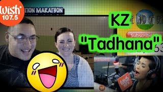 KZ TadhanaLive on Wish 107 5 COUPLES LIVE REACTION [upl. by Eiramlatsyrc]