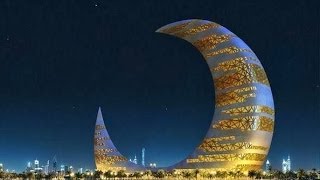 Crescent Moon Tower in Dubai [upl. by Attebasile972]