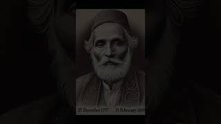 quotMirza Ghalib A Timeless Voice of Urdu Poetry  Tribute to the Maestroquot shorts ytshortsattitude [upl. by Noiramed]